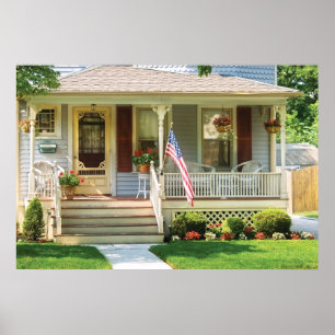 Affiches Porche - La maison d'une petite vieille dame