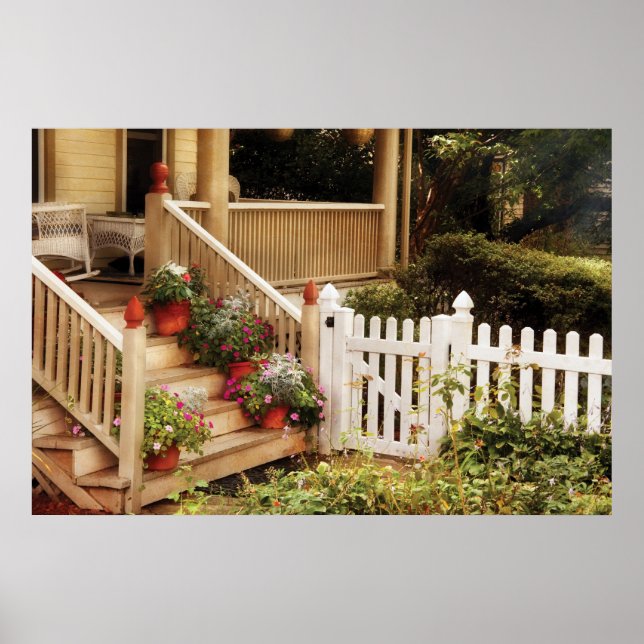 Affiches Porche - Le jardin de ma grand-mère (Devant)