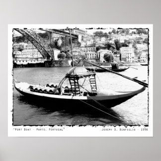 Affiches Port Boat - Porto, Portugal Photography Print