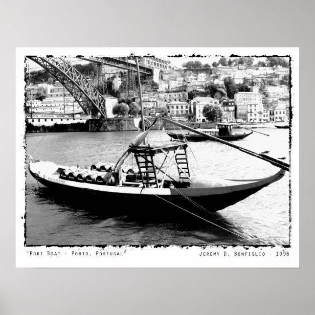 Affiches Port Boat - Porto, Portugal Photography Print (Devant)