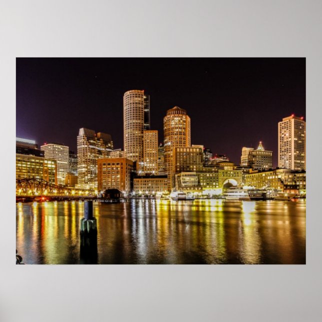 Affiches Port de Boston (Devant)