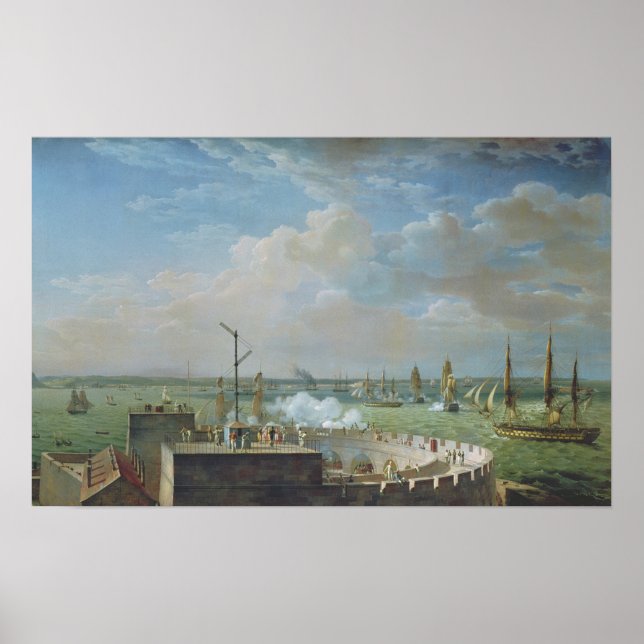 Affiches Port de Cherbourg, 1822 (Devant)