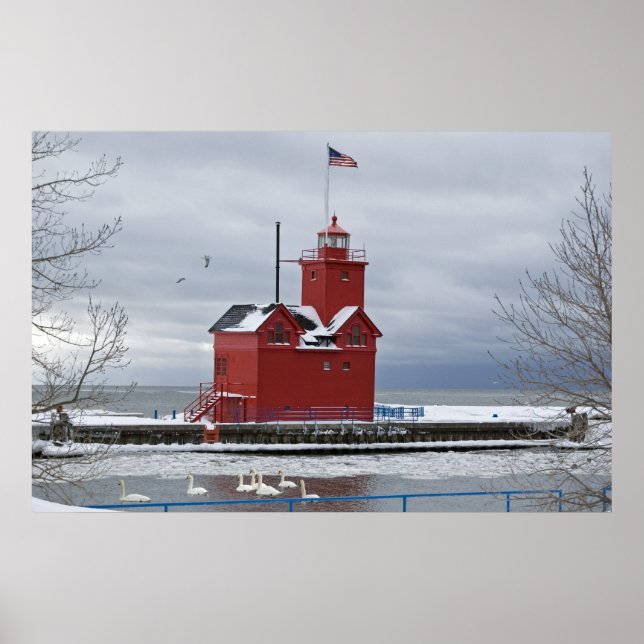 Affiches Port d'hiver (Devant)