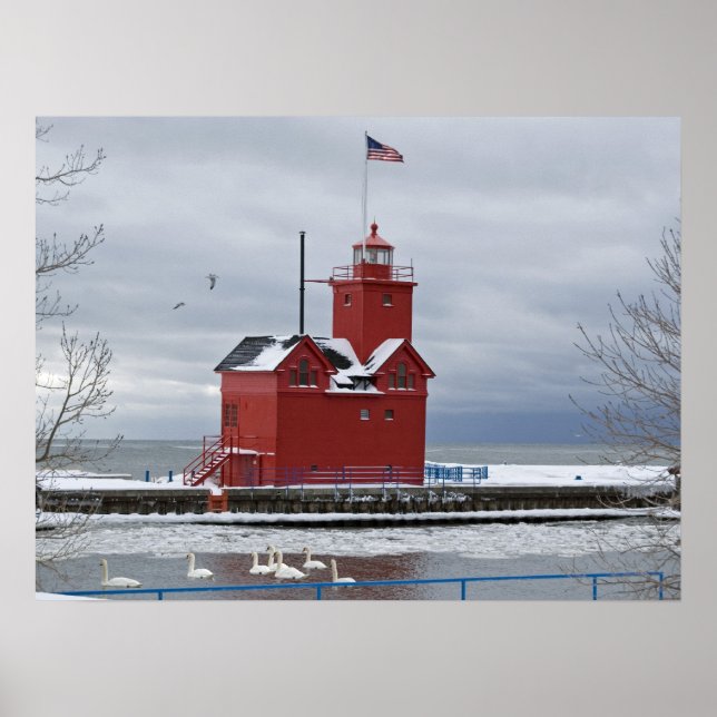 Affiches Port d'hiver (Devant)
