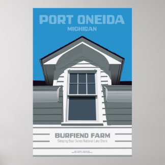 Affiches Port Oneida, Michigan - Burfiend Farm