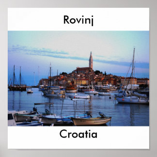 Affiches Port Rovinj, Croatie