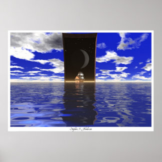 Affiches Porte à travers le temps