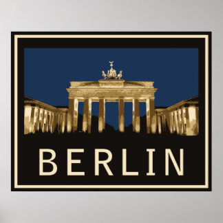 Affiches Porte de Branbourg de Berlin