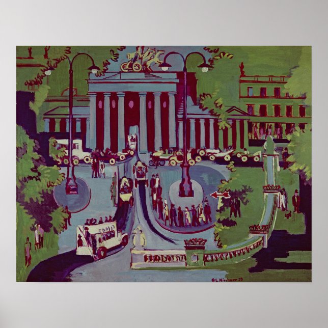 Affiches Porte de Brandebourg, Berlin, 1929 (Devant)