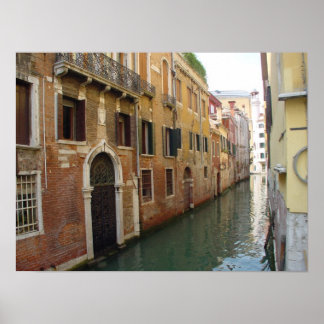 Affiches Porte d'entrée dans le canal de Venise