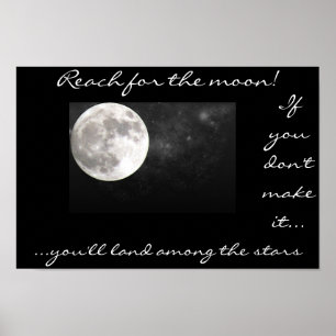 Affiches Portée pour la lune….