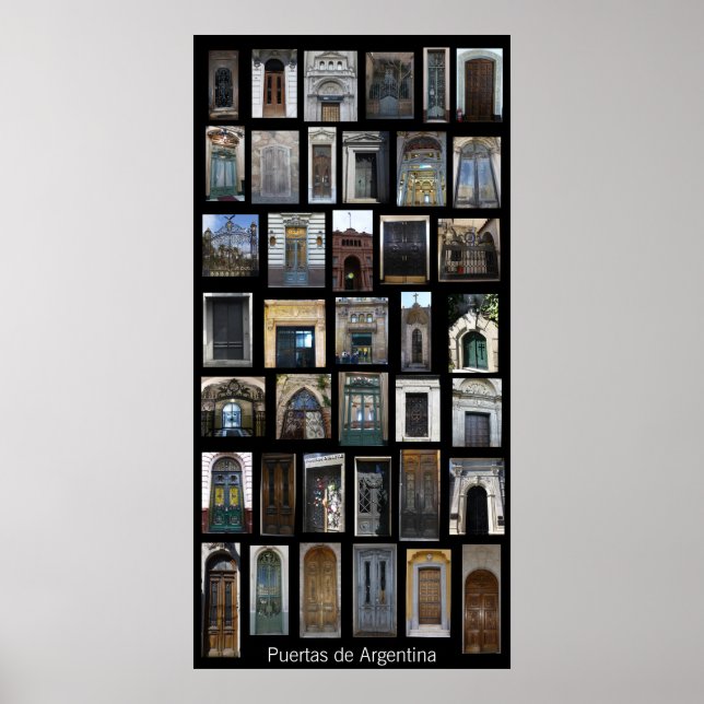 Affiches Portes d'Argentine (Devant)