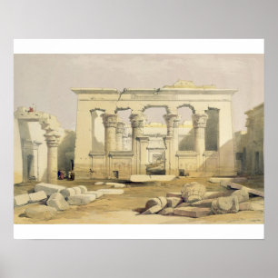 Affiches Portico of the Temple of Kalabshah, from "Egypt an