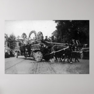 Affiches Portland, OU Festival Rose Chevaux de parade