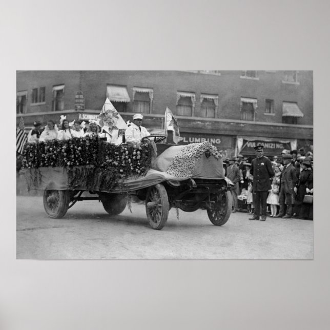 Affiches Portland, OU Rose Festival Parade Flottes (Devant)
