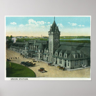 Affiches Portland, vue de MaineExterior de station des