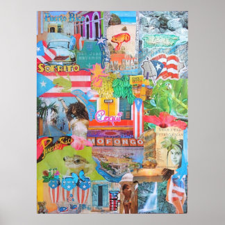 Affiches Porto Rico Collage