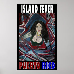 AFFICHES PORTO RICO DE LA FIÈVRE SUR L'ÎLE