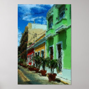 Affiches Porto Rico - vieux San Juan