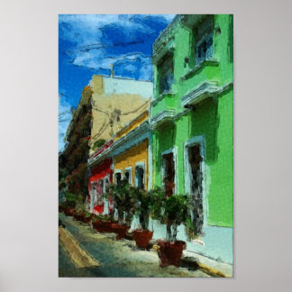 Affiches Porto Rico - Vieux San Juan