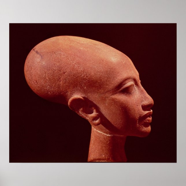 Affiches Portrait buste d'une fille du roi Akhenaten (Devant)