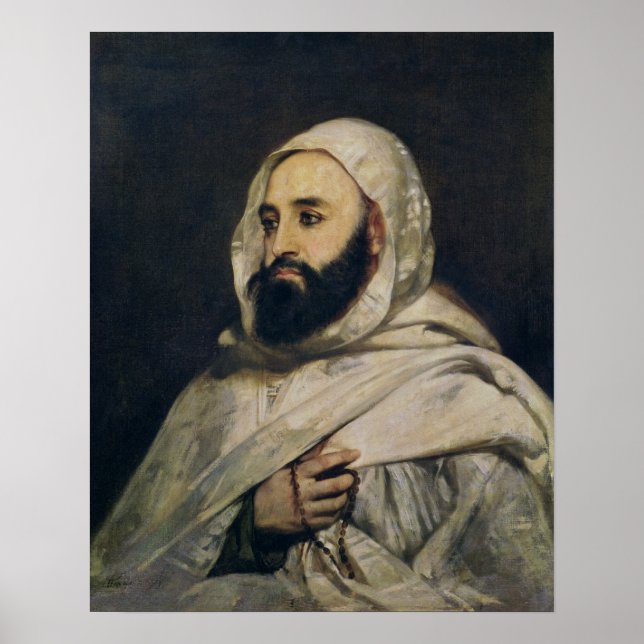 Affiches Portrait d'Abd el-Kader (Devant)