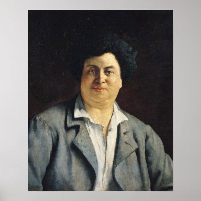 Affiches Portrait d'Alexandre Dumas pere, 1878 (Devant)