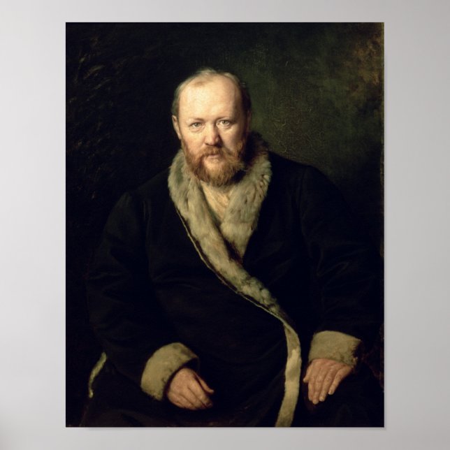 Affiches Portrait d'Alexandre Ostrovski 1871 (Devant)