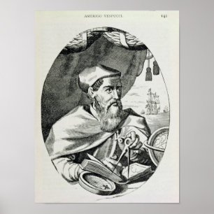 Affiches Portrait d'Amerigo Vespucci