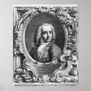 Affiches Portrait d'Antonio Canaletto