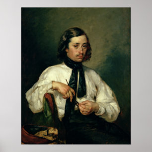 Affiches Portrait d'Armand Ono, connu sous le nom d'homme