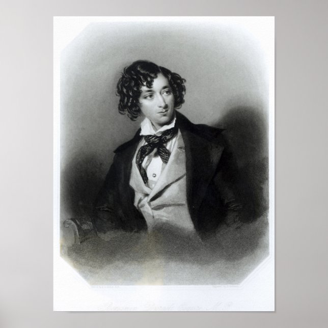 Affiches Portrait de Benjamin Disraeli Esquire M.P. (Devant)