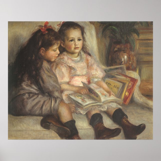 Affiches Portrait de Caillebotte Enfants par Pierre Renoir (Devant)