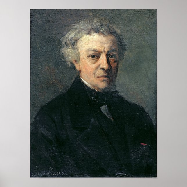 Affiches Portrait de Camille Corot c.1863 (Devant)