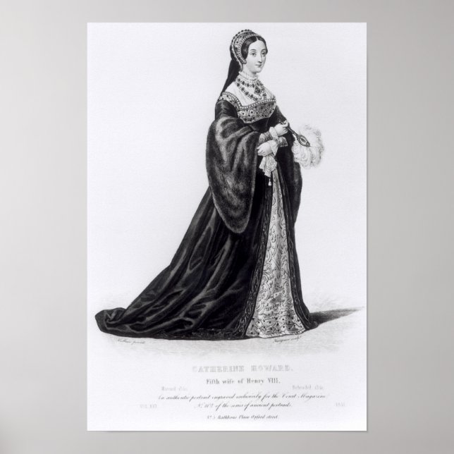 Affiches Portrait de Catherine gravée par Hargrave (Devant)