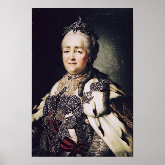 Affiches Portrait de Catherine II de Russie 2 (Devant)