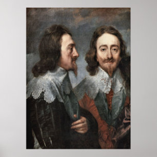 Affiches Portrait de Charles I, par Van Dyck