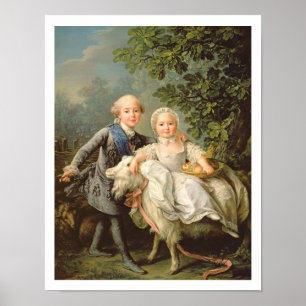 Affiches Portrait de Charles Philippe de la France