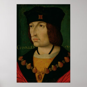 Affiches Portrait de Charles VIII Roi de France