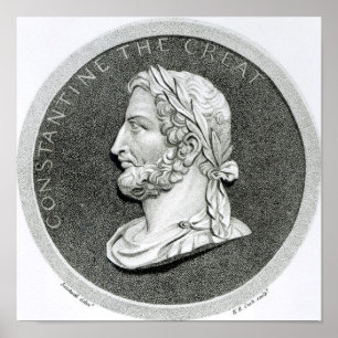 Affiches Portrait de Constantin le Grand