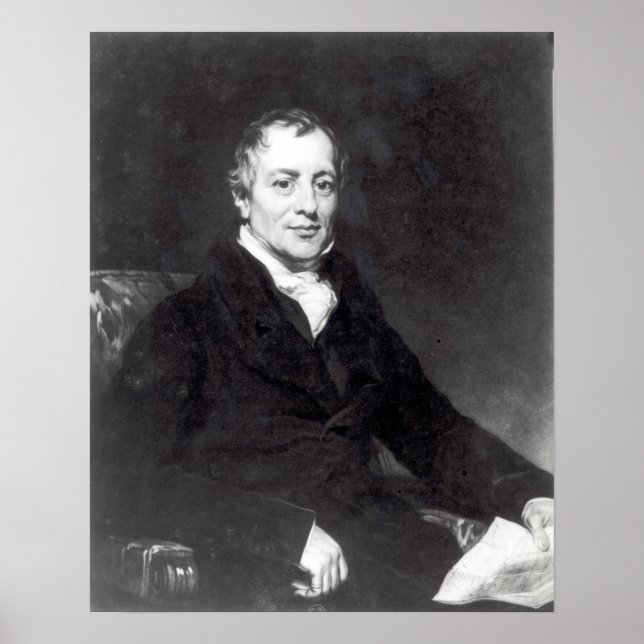 Affiches Portrait de David Ricardo (Devant)
