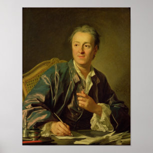 Affiches Portrait de Denis Diderot 1767