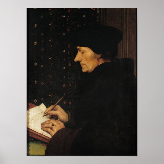 Affiches Portrait de Desiderius Erasmus (Devant)