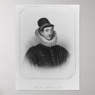 Affiches Portrait de ęr baron Brooke de Fulke Greville
