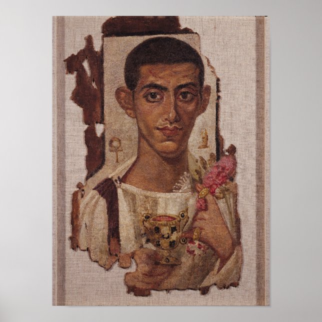 Affiches Portrait de Fayum d'Ammonius, d'Antinoe (Devant)
