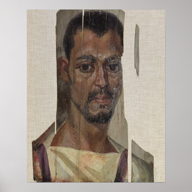 Affiches Portrait de Fayum (encaustic wax on wood) (Devant)