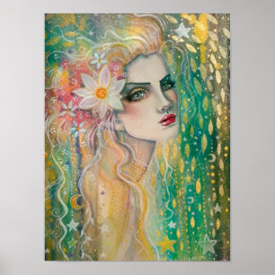 Affiches Portrait de femme magnifique Fantastique