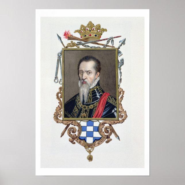 Affiches Portrait de Ferdinand Alvarez de Toledo Duc d'Al (Devant)