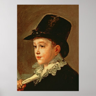 Affiches Portrait de Francisco Jose de Goya y Lucientes  