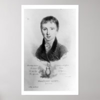 Portrait de Franz Liszt (1811-86), 11 ans (gravi)